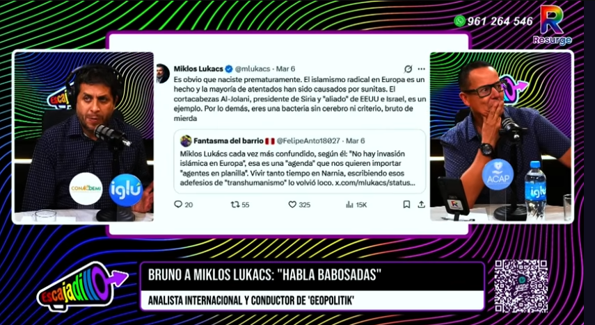 Los Twits de Miklos Lukacs que encendieron todo