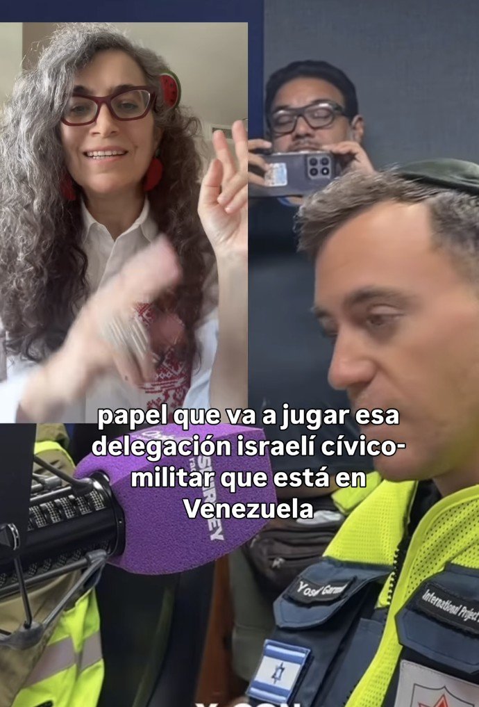 Dima Khatib se inventa lo que propone la delegación israelí en Venezuela