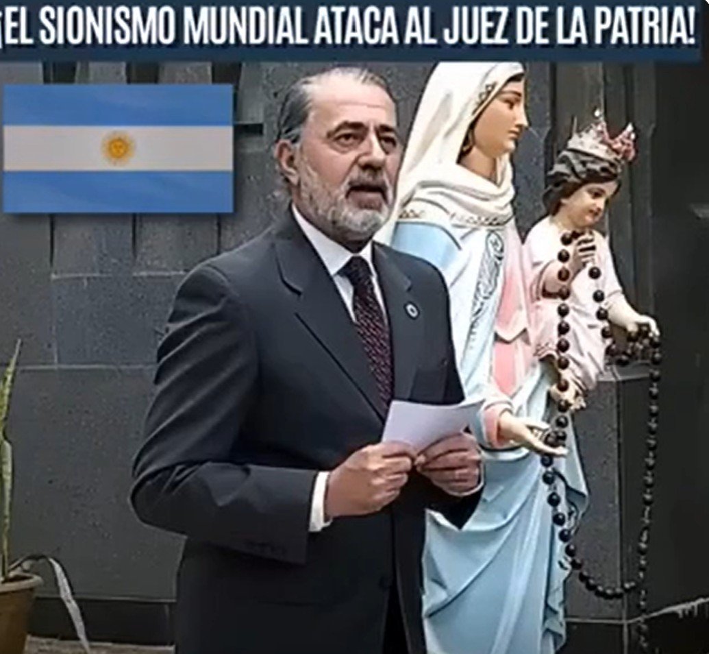 Abete y su mensaje de apoyo al juez antisemita