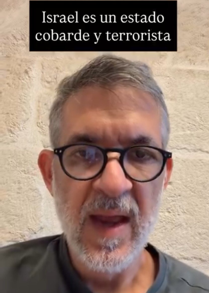 Martin Gak e Israel como “estado cobarde”