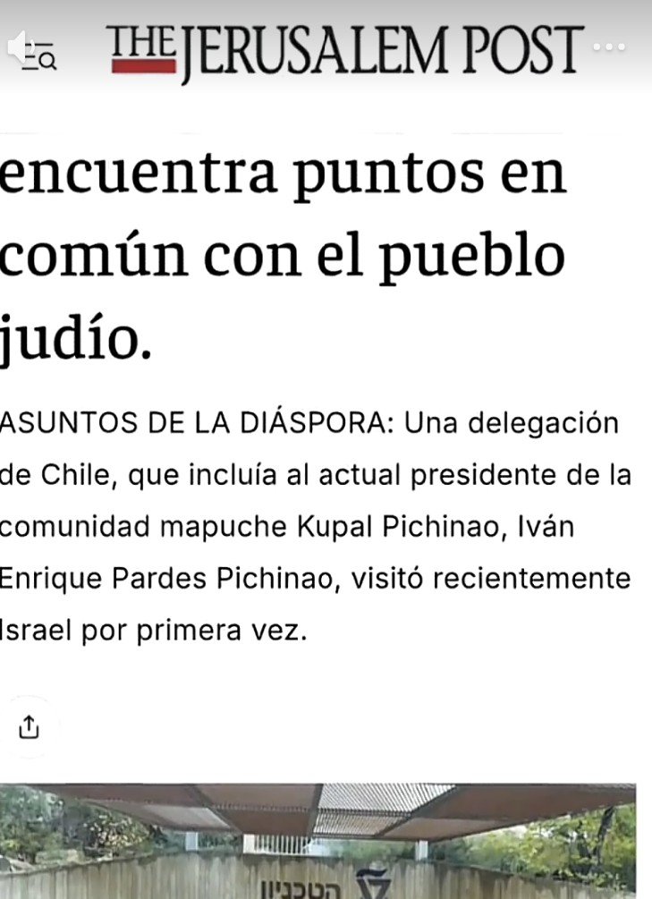 Israel y las comunidades mapuches by Espartaco
