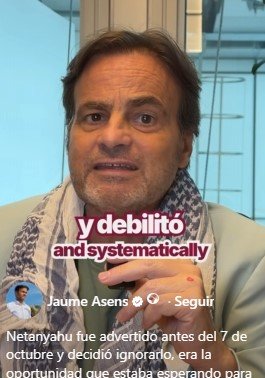 En base a informacion (falsa) de Haaretz Jaume Asens demoniza