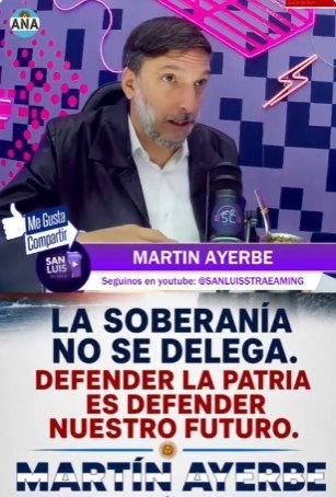 Martín Ayerbe y sus citas del “Plan Andinia”