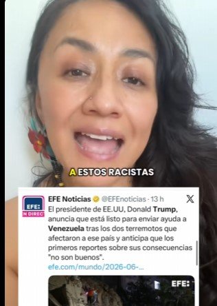 Dayuma acusa a Israel porque ayuda a Venezuela 