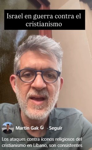 “Israel está en guerra contra el cristianismo”