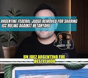 “El sionismo opera en el poder judicial argentino con total impunidad”